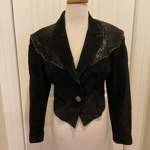 Frontier Collection Jacket Western Suede Size S